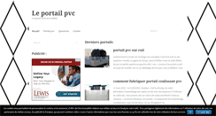 Desktop Screenshot of portailpvc.com